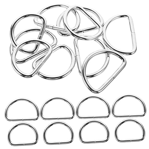 Angoily 60 Stück Metall-eisen-d-schnalle Schlüssel Geldbeutel D-ring D-ringe Zum Nähen D-ring Zum Basteln D-ring-masse Geldbörse D-ringe Metallringe D-ring Aus Metall Silver Angoily 60 Stück Metall-eisen-d-schnalle Schlüssel Geldbeutel D-ring D-ringe Zum Nähen D-ring Zum Basteln D-ring-masse Geldbörse D-ringe Metallringe D-ring Aus Metall Silver von Angoily