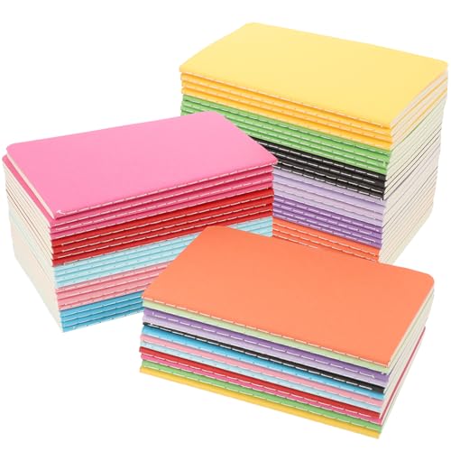 Angoily 60 Stück Mini Notizblöcke Tragbare Leere Notizhefte mit Buntem Cover für Büro Schule und Reisen Planen Notieren und Diy Angoily 60 Stück Mini Notizblöcke Tragbare Leere Notizhefte mit Buntem Cover für Büro Schule und Reisen Planen Notieren und Diy von Angoily