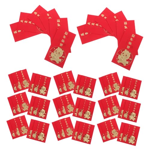 Angoily 60 Stück Rote Umschläge Jahr Des Pferdes Li Xi Umschläge Großzügiges Design Robustes Papier Kreative Cartoon Pferde Motiv für Vietnamesisches Tet Chinesisches Neujahrsfest Angoily 60 Stück Rote Umschläge Jahr Des Pferdes Li Xi Umschläge Großzügiges Design Robustes Papier Kreative Cartoon Pferde Motiv für Vietnamesisches Tet Chinesisches Neujahrsfest von Angoily