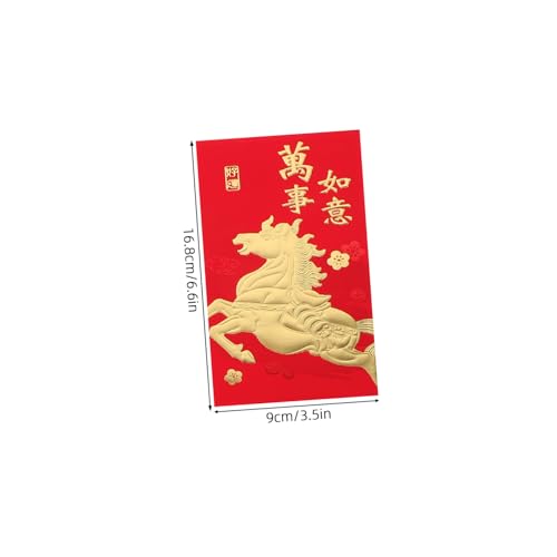 Angoily 60 Stück Rote Umschläge Jahr Des Pferdes Motiv Chinesische Glücksgeldumschläge für Frühlingsfest Hochzeit Geburtstag Robuste Papierqualität Edle Textur Festliches Angoily 60 Stück Rote Umschläge Jahr Des Pferdes Motiv Chinesische Glücksgeldumschläge für Frühlingsfest Hochzeit Geburtstag Robuste Papierqualität Edle Textur Festliches von Angoily