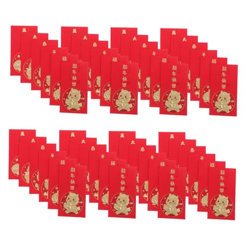 Angoily 60 Stück Rote Umschläge Jahr Des Pferdes Robuste Li Xi Umschläge aus Festem Papier Geräumig für Geldgeschenke Vielseitig für Vietnamesisches Tet Chinesisches Neujahrsfest Hochzeit Angoily 60 Stück Rote Umschläge Jahr Des Pferdes Robuste Li Xi Umschläge aus Festem Papier Geräumig für Geldgeschenke Vielseitig für Vietnamesisches Tet Chinesisches Neujahrsfest Hochzeit von Angoily