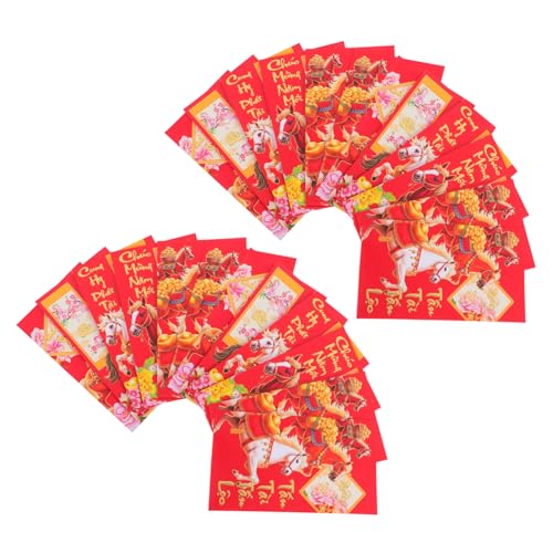Angoily 60 Stück Rote Umschläge Pferdejahr Vietnamesische Neujahrs Lucky Money Umschläge Lunar Year Party Geldgeschenke für Asiatisches Frühlingsfest Angoily 60 Stück Rote Umschläge Pferdejahr Vietnamesische Neujahrs Lucky Money Umschläge Lunar Year Party Geldgeschenke für Asiatisches Frühlingsfest von Angoily