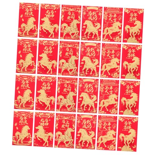 Angoily 60 Stück Teiliges Rote Umschläge Jahr Des Pferdes mit Goldgeprägtem Muster Robuste Frühlingsfest-hong Bao für Chinesisches Neujahr Hochzeit Geburtstag Glücksgeldtaschen mit Angoily 60 Stück Teiliges Rote Umschläge Jahr Des Pferdes mit Goldgeprägtem Muster Robuste Frühlingsfest-hong Bao für Chinesisches Neujahr Hochzeit Geburtstag Glücksgeldtaschen mit von Angoily
