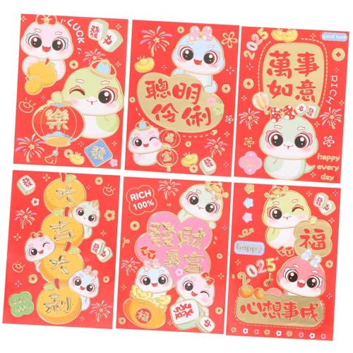 Angoily 60 Stück Traditionelle Chinesische Rote Umschläge Vielseitige Geldumschläge aus Hochwertigem und Langlebig für Frühlingsfest Lunar Year mit Festlichem Druck und Glückswünschen Angoily 60 Stück Traditionelle Chinesische Rote Umschläge Vielseitige Geldumschläge aus Hochwertigem und Langlebig für Frühlingsfest Lunar Year mit Festlichem Druck und Glückswünschen von Angoily