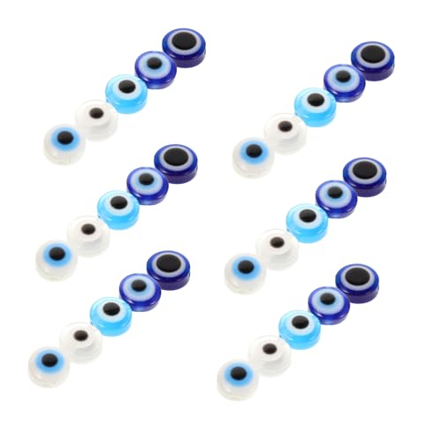 Angoily 60 Stück Türkischer Augenschmuck Abstandsperlen Des Bösen Blicks Perlenanhänger Des Bösen Blicks Ohrringe Mit Bösem Blick Böser Blick- Böses Auge Glasperle Acryl Angoily 60 Stück Türkischer Augenschmuck Abstandsperlen Des Bösen Blicks Perlenanhänger Des Bösen Blicks Ohrringe Mit Bösem Blick Böser Blick- Böses Auge Glasperle Acryl von Angoily