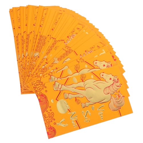 Angoily 60 Stück Vietnamesische Rote Geldumschläge 2026 Frühlingsfest Gold Bargeldtasche Für Pferdejahr Party Hochzeit Chinesisches Neujahrszubehör von Angoily