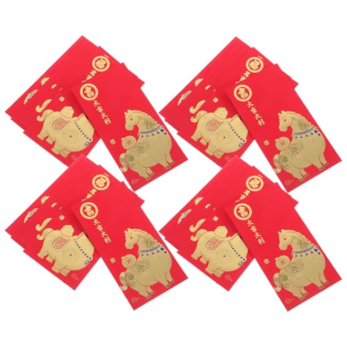 Angoily 60 Stück Year Envelopes mit Pferdemotiv Stabile Chinesische Geldumschläge für Frühlingsfest Hochzeiten und Festliche Anlässe Vielseitig Einsetzbar und Originell Gestaltet Angoily 60 Stück Year Envelopes mit Pferdemotiv Stabile Chinesische Geldumschläge für Frühlingsfest Hochzeiten und Festliche Anlässe Vielseitig Einsetzbar und Originell Gestaltet von Angoily