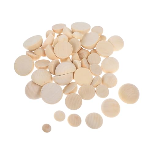 Angoily 60 Stück Zubehör Für Holzperlen Diy-perlen Unvollendete Halbe Bastelperlen Unfertige Holzkugeln Halbrunde Holzperlen Natürliche Halbe Holzkugeln Halbe Bastelbälle Beige Angoily 60 Stück Zubehör Für Holzperlen Diy-perlen Unvollendete Halbe Bastelperlen Unfertige Holzkugeln Halbrunde Holzperlen Natürliche Halbe Holzkugeln Halbe Bastelbälle Beige von Angoily