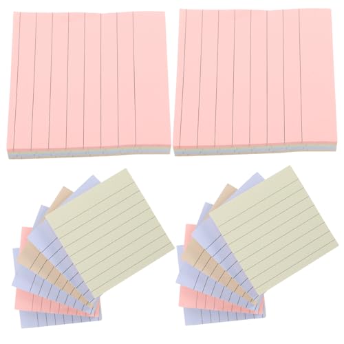 Angoily 600 Blatt Selbstklebende Farbige Notizblätter mit Haftnotizen für Schüler und Lehrer zur Täglichen Planung und Buchannotationen pro Packung Angoily 600 Blatt Selbstklebende Farbige Notizblätter mit Haftnotizen für Schüler und Lehrer zur Täglichen Planung und Buchannotationen pro Packung von Angoily