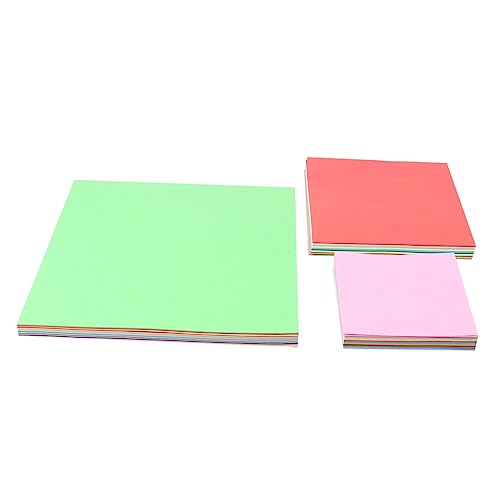 Angoily 600 Stück Origami Papier für Bastelpapier Farben Diy Faltpapier für Projekte Sichere Handhabung für Kindergarten und Freizeit Zufällige Farbe von Angoily
