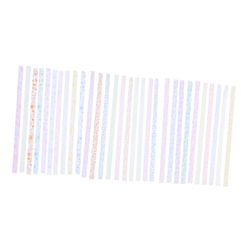 Angoily 630 Blatt Teiliges DIY Bastelpapier Leuchtenden Sternenpapierstreifen Buntes Origami Papier für Sternenfalten Handarbeit Geschenkdekoration Fördert Feinmotorik und Kreativität bei von Angoily