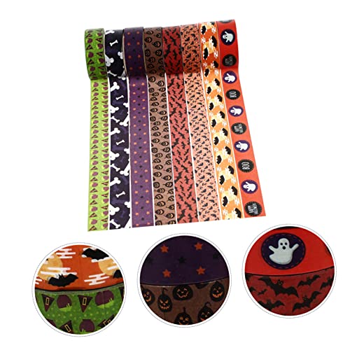 Angoily 64 Rollen Halloween Washi Tape Dekorative Klebebänder mit Einzigartigem Halloween Selbstklebend Vielseitig für Scrapbooking DIY Geschenkverpackung Tagebuch und Bastelprojekte von Angoily