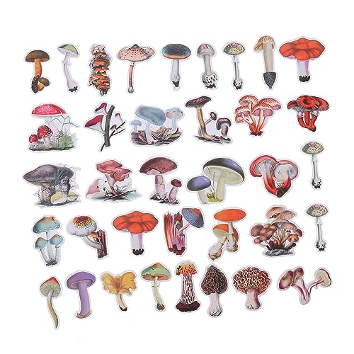 Angoily 66 Blatt Vintage Pilz Aufkleber Dekorative Sticker für Scrapbooking Diy Projekte und Kreative Gestaltung für Tagebücher Fotobücher und Mehr Angoily 66 Blatt Vintage Pilz Aufkleber Dekorative Sticker für Scrapbooking Diy Projekte und Kreative Gestaltung für Tagebücher Fotobücher und Mehr von Angoily