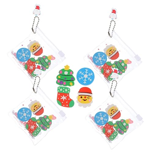 Angoily 6Sätze Weihnachtliche Radiergummis Mini Radiergummis Cartoon Design Langlebig und Stabil für Skizzen und Täglichen Gebrauch Perfektes für Schüler Angoily 6Sätze Weihnachtliche Radiergummis Mini Radiergummis Cartoon Design Langlebig und Stabil für Skizzen und Täglichen Gebrauch Perfektes für Schüler von Angoily