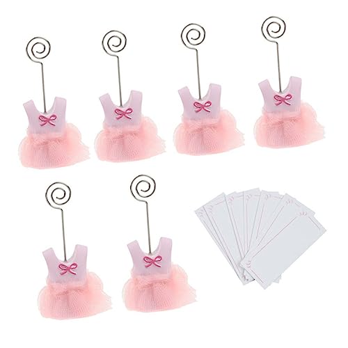 Angoily 6Stücke Tischkartenhalter Rosa Notizclips für Hochzeiten Verlobungsfeiern und Andere Feiern Dekorative Tischdekoration für Shower und Partys Angoily 6Stücke Tischkartenhalter Rosa Notizclips für Hochzeiten Verlobungsfeiern und Andere Feiern Dekorative Tischdekoration für Shower und Partys von Angoily