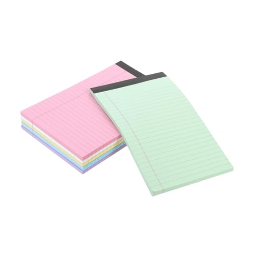 Angoily 6pcs Bunt Regierte Legale Pads A5 Schreibpads Perforiertes Notpapier Für Büroschule Study To-do-listen Angoily 6pcs Bunt Regierte Legale Pads A5 Schreibpads Perforiertes Notpapier Für Büroschule Study To-do-listen von Angoily