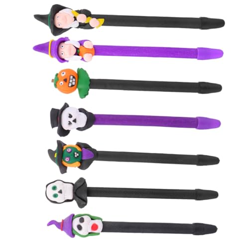 Angoily 7 Halloween-schleim-kugelschreiber Halloween -geschenkstift Kugelschreiber Für Cartoon Stift Hexe Polymer-ton Angoily 7 Halloween-schleim-kugelschreiber Halloween -geschenkstift Kugelschreiber Für Cartoon Stift Hexe Polymer-ton von Angoily