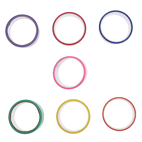 Angoily 7 Rollen Klebeband Decompression Sticky Ball Tapes Stressabbau für Büro und Reisen Entspannungsspielzeug von Angoily