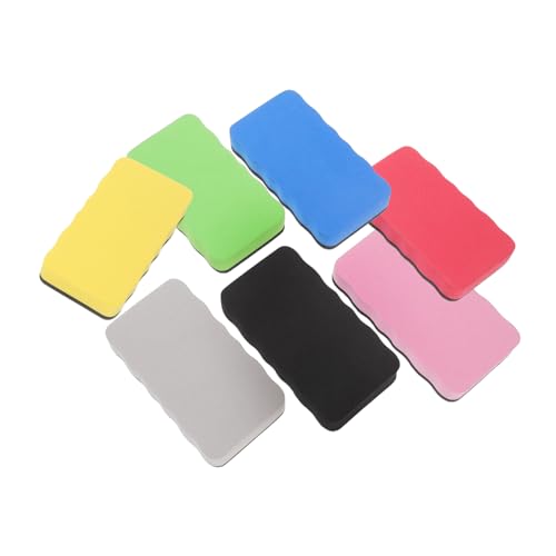 Angoily 7 Stück Filztuchbretttuch Wischen Whiteboard-radiergummis Für Das Klassenzimmer Tragbare Whiteboard-löscher Büro-trockenlöscher Trocken Abwischbarer Radiergummi Eva Angoily 7 Stück Filztuchbretttuch Wischen Whiteboard-radiergummis Für Das Klassenzimmer Tragbare Whiteboard-löscher Büro-trockenlöscher Trocken Abwischbarer Radiergummi Eva von Angoily