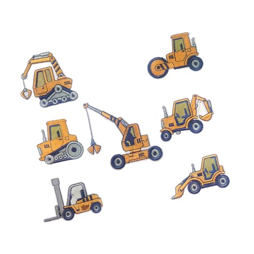Angoily 7 Stück Teiliges Baufahrzeuge Cartoon Stickerei Patches Aufnäher für Kleidung Jacken Jeans Rucksäcke DIY Dekoration und Reparatur Angoily 7 Stück Teiliges Baufahrzeuge Cartoon Stickerei Patches Aufnäher für Kleidung Jacken Jeans Rucksäcke DIY Dekoration und Reparatur von Angoily