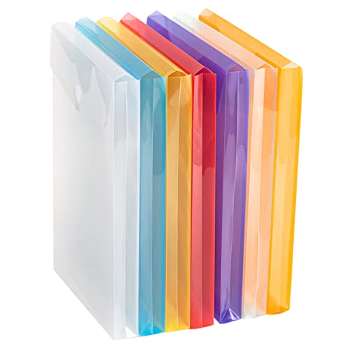 Angoily 7 Stück Teiliges Bunter Dokumententaschen Wiederverwendbare Aktenordner aus Kunststoff für Effiziente Dokumentenablage Transparent für Büro und Zuhause Angoily 7 Stück Teiliges Bunter Dokumententaschen Wiederverwendbare Aktenordner aus Kunststoff für Effiziente Dokumentenablage Transparent für Büro und Zuhause von Angoily