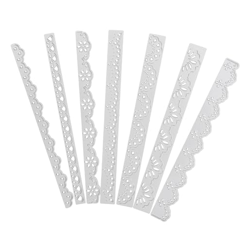 Angoily 7 Stück Teiliges Dekorative Metall Stanzformen Kohlenstoffstahl für Scrapbooking und Kartengestaltung Vielseitige Bastelwerkzeuge für Diy Projekte und Angoily 7 Stück Teiliges Dekorative Metall Stanzformen Kohlenstoffstahl für Scrapbooking und Kartengestaltung Vielseitige Bastelwerkzeuge für Diy Projekte und von Angoily