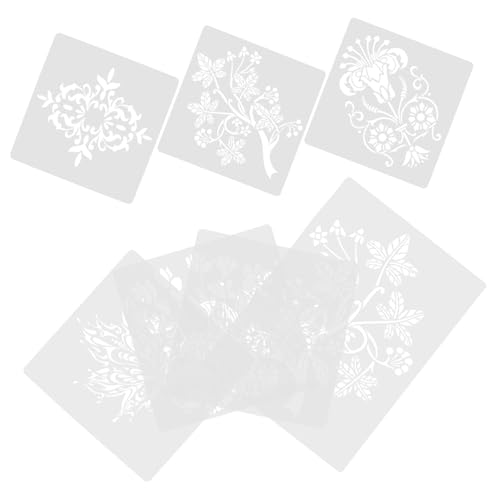 Angoily 7 Stück Teiliges Diy Pflanzenschablonen Wiederverwendbare Blumenmalvorlagen für Projekte und Mehr für Bastelarbeiten mit Freunden und Familie Angoily 7 Stück Teiliges Diy Pflanzenschablonen Wiederverwendbare Blumenmalvorlagen für Projekte und Mehr für Bastelarbeiten mit Freunden und Familie von Angoily