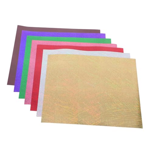 Angoily 7 Stück Teiliges Holografisches Htv Vinyl Metallisches Chrome-streifen Design Einzigartiger Farbwechsel Hitzebeständig Einfache Anwendung für DIY Kleidung und Textilgestaltung Angoily 7 Stück Teiliges Holografisches Htv Vinyl Metallisches Chrome-streifen Design Einzigartiger Farbwechsel Hitzebeständig Einfache Anwendung für DIY Kleidung und Textilgestaltung von Angoily