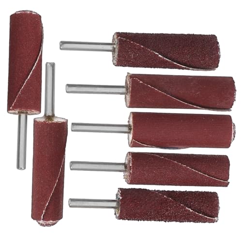 Angoily 7 Stück Teiliges Schleifhülsen mit Schleifbändern Zylindrische Schleiftrommel für Bohrmaschine Langlebige Schleifsticks aus Schleifpapier Geeignet für Metall Holz Kunststoff Angoily 7 Stück Teiliges Schleifhülsen mit Schleifbändern Zylindrische Schleiftrommel für Bohrmaschine Langlebige Schleifsticks aus Schleifpapier Geeignet für Metall Holz Kunststoff von Angoily