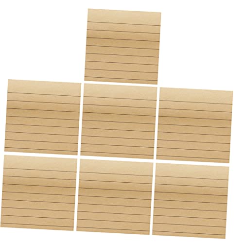 Angoily 7 Stück Teiliges Set Haftnotizen aus Kraftpapier mit Horizontalen Linien Stark Haftend Abreißbar für Schule Büro und Zuhause Kreative Notizzettel für Präzises Schreiben Angoily 7 Stück Teiliges Set Haftnotizen aus Kraftpapier mit Horizontalen Linien Stark Haftend Abreißbar für Schule Büro und Zuhause Kreative Notizzettel für Präzises Schreiben von Angoily