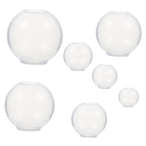 Angoily 7 Stück Teiliges Silikonform Kugelset DIY Gießform für Resin Harz Transparente Nahtlose Kugelform mit Klarer Struktur für Kreative Bastelprojekte Angoily 7 Stück Teiliges Silikonform Kugelset DIY Gießform für Resin Harz Transparente Nahtlose Kugelform mit Klarer Struktur für Kreative Bastelprojekte von Angoily