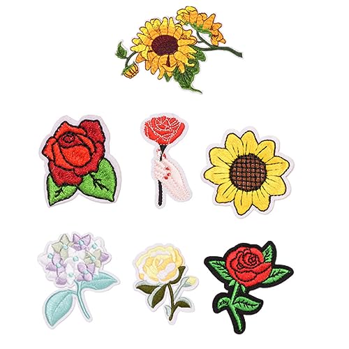 Angoily 7 Stück Teiliges von Stickern mit Blumenstickerei Bügelpatches für Kleidung Jeans Taschen und Hüte Selbstklebend und Einfach Anzubringen zum Dekorieren und Reparieren Angoily 7 Stück Teiliges von Stickern mit Blumenstickerei Bügelpatches für Kleidung Jeans Taschen und Hüte Selbstklebend und Einfach Anzubringen zum Dekorieren und Reparieren von Angoily
