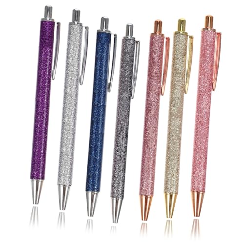 Angoily 7 Stück lustiger Kugelschreiber Stifte für Erwachsene Büro Kugelschreiber blaue Tinte Rosa mehrfarbiger Stift schreibkladde scrabbook lustige Stifte lustige Kugelschreiber Plastik Angoily 7 Stück lustiger Kugelschreiber Stifte für Erwachsene Büro Kugelschreiber blaue Tinte Rosa mehrfarbiger Stift schreibkladde scrabbook lustige Stifte lustige Kugelschreiber Plastik von Angoily