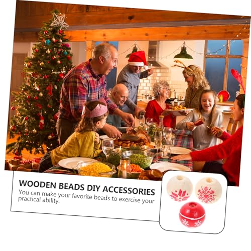Angoily 70 Stück Teiliges Holzperlen mit Weihnachts Schneeflockenmuster Kompakte Sichere Abgerundete Kanten für DIY Schmuck Basteln und Festliche Dekorationen Angoily 70 Stück Teiliges Holzperlen mit Weihnachts Schneeflockenmuster Kompakte Sichere Abgerundete Kanten für DIY Schmuck Basteln und Festliche Dekorationen von Angoily