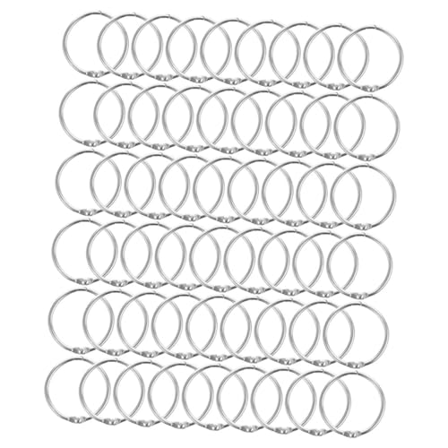 Angoily 70 Stück Teiliges Metall Binder Ringe Stabile Buchbinderinge für Diy Scrapbooking Schlüsselanhänger Loseblatt Verbinder Vielseitig für Büro Schule Zuhause Angoily 70 Stück Teiliges Metall Binder Ringe Stabile Buchbinderinge für Diy Scrapbooking Schlüsselanhänger Loseblatt Verbinder Vielseitig für Büro Schule Zuhause von Angoily