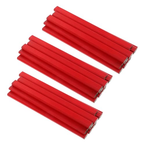 Angoily 72 Stück Bleistift Für Die Holzbearbeitung Baubleistifte Mechanische Stifte Holzbearbeitungsstift Bleistiftmacher Für Den Bau Zimmermannsbleistifte Mit Tiefem Loch Hölzern Rot Angoily 72 Stück Bleistift Für Die Holzbearbeitung Baubleistifte Mechanische Stifte Holzbearbeitungsstift Bleistiftmacher Für Den Bau Zimmermannsbleistifte Mit Tiefem Loch Hölzern Rot von Angoily