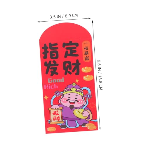 Angoily 72 Stück Jahr Des Pferdes Rote Umschläge für Lunar Year Traditionelle Chinesische Geldumschläge mit Lebendigem Design Dickes Papier für Frühlingsfest und Familienfeiern Angoily 72 Stück Jahr Des Pferdes Rote Umschläge für Lunar Year Traditionelle Chinesische Geldumschläge mit Lebendigem Design Dickes Papier für Frühlingsfest und Familienfeiern von Angoily