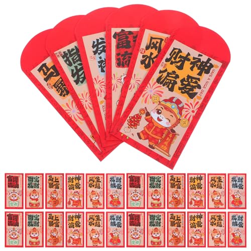 Angoily 72 chinesische rote Umschläge: 2026 Jahr des Pferdes Hong Bao – Geldtaschen für Frühlingsfest, Hochzeit, Geburtstag, Neujahrsparty Angoily 72 chinesische rote Umschläge: 2026 Jahr des Pferdes Hong Bao – Geldtaschen für Frühlingsfest, Hochzeit, Geburtstag, Neujahrsparty von Angoily