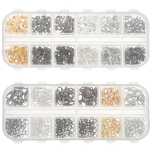 Angoily 782 Stück Teiliges Schmuckherstellungsset mit Verschiedenen Farben Einschließlich Lobster Clasp und Öffnungsringen DIY Materialien für Armbänder und Mehr für Anfänger und Profis Angoily 782 Stück Teiliges Schmuckherstellungsset mit Verschiedenen Farben Einschließlich Lobster Clasp und Öffnungsringen DIY Materialien für Armbänder und Mehr für Anfänger und Profis von Angoily