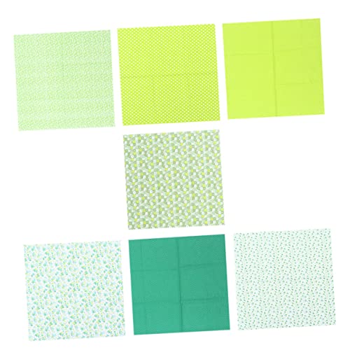 Angoily 7Stücke Baumwollstoff Grün DIY Patchworkstoffe für Quilten Basteln Kissenbezüge und Handwerksprojekte Weich und Langlebig Vielfältige Muster Angoily 7Stücke Baumwollstoff Grün DIY Patchworkstoffe für Quilten Basteln Kissenbezüge und Handwerksprojekte Weich und Langlebig Vielfältige Muster von Angoily