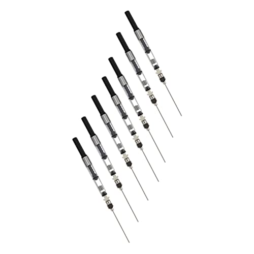 Angoily 7Stücke Teiliges Füllfeuchter für Füllfederhalter Hochwertige Tintenwandler mit Metallnadelspitze für Schule und Büro Nachfüllbar Abfall Angoily 7Stücke Teiliges Füllfeuchter für Füllfederhalter Hochwertige Tintenwandler mit Metallnadelspitze für Schule und Büro Nachfüllbar Abfall von Angoily
