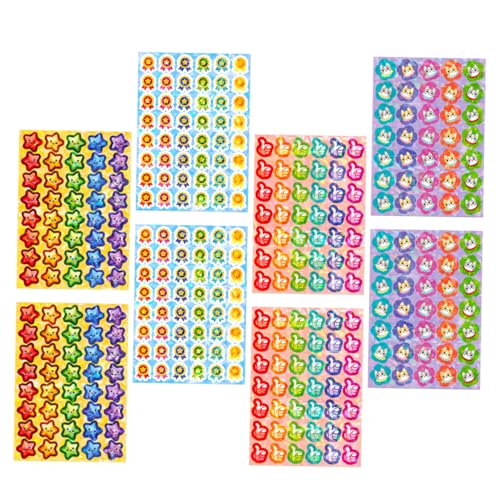 Angoily 8 Blatt Belohnungsaufkleber Aufkleber für Kleinkinder Aufkleber reflektierend dekoration stickbilder Auszeichnungen Aufkleber Motivationsaufkleber für Vinyl-Aufkleber Angoily 8 Blatt Belohnungsaufkleber Aufkleber für Kleinkinder Aufkleber reflektierend dekoration stickbilder Auszeichnungen Aufkleber Motivationsaufkleber für Vinyl-Aufkleber von Angoily