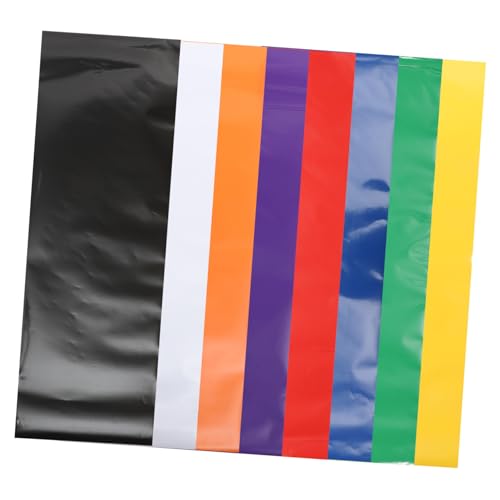 Angoily 8 Blatt Diy Transfer Vinyl Bunte Selbstklebende PVC Folien für Wärmeübertragung für Bekleidung und Bastelprojekte Rot Blau Grün Orange Lila Gelb Angoily 8 Blatt Diy Transfer Vinyl Bunte Selbstklebende PVC Folien für Wärmeübertragung für Bekleidung und Bastelprojekte Rot Blau Grün Orange Lila Gelb von Angoily