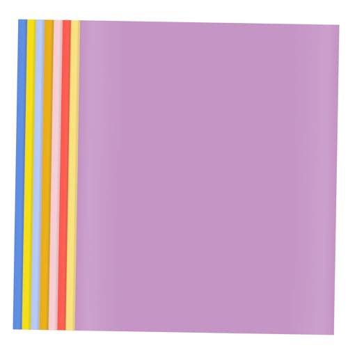 Angoily 8 Blatt PU Transferfolie Langlebiges DIY Engraving Film für Textilien Hitzebeständig Vielseitig Einsetzbar für T Shirts und Bastelprojekte Angoily 8 Blatt PU Transferfolie Langlebiges DIY Engraving Film für Textilien Hitzebeständig Vielseitig Einsetzbar für T Shirts und Bastelprojekte von Angoily