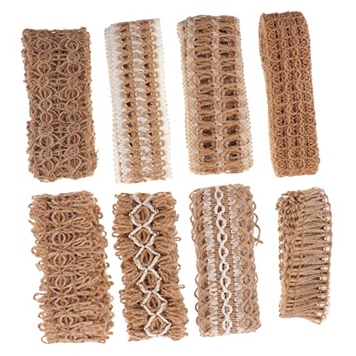 Angoily 8 Rollen Rollen Geflecht aus Hanfseil Jute Gartenschnur hessisch Sackleinenband praktisches Geschenkband Geschenkversorgungen dekorative Drahtbänder Geschenkzubehör DIY-Bänder Angoily 8 Rollen Rollen Geflecht aus Hanfseil Jute Gartenschnur hessisch Sackleinenband praktisches Geschenkband Geschenkversorgungen dekorative Drahtbänder Geschenkzubehör DIY-Bänder von Angoily