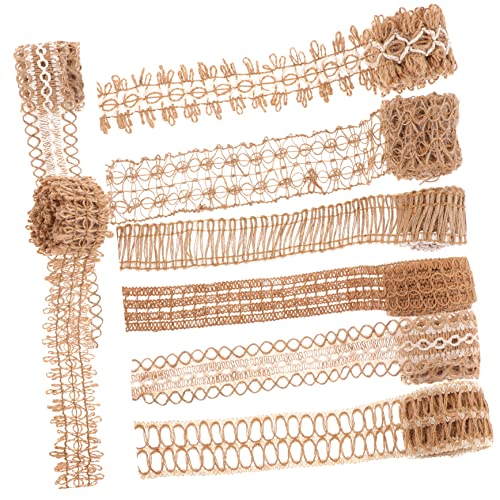 Angoily 8 Rollen Rollen Geflecht aus Hanfseil hessisch Sackleinenband Juteseil Bänder umwickeln Schleife jute band Juteband Rustikale Jutebänder dekoratives Band Geschenkversorgungen Angoily 8 Rollen Rollen Geflecht aus Hanfseil hessisch Sackleinenband Juteseil Bänder umwickeln Schleife jute band Juteband Rustikale Jutebänder dekoratives Band Geschenkversorgungen von Angoily