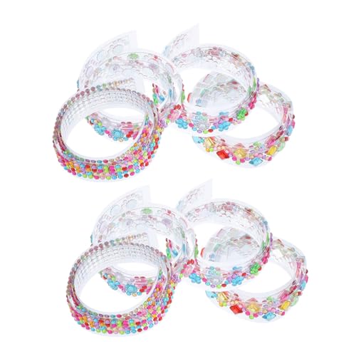 Angoily 8 Rollen Selbstklebende Strassbänder Glitzernde Kristallband für Kreative Dekorationen pro für Scrapbooking und Bastelprojekte Punkt Sonnenblume Angoily 8 Rollen Selbstklebende Strassbänder Glitzernde Kristallband für Kreative Dekorationen pro für Scrapbooking und Bastelprojekte Punkt Sonnenblume von Angoily