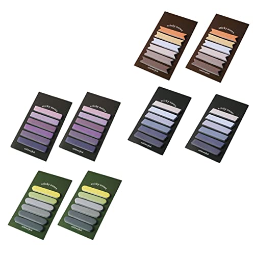 Angoily 8 Sätze Bunte Haftnotizen Teiliges Paket mit Selbstklebenden Memo Pads Verschiedenen Farben für Schule und Büro Wiederverwendbar und Praktisch für Notizen und Erinnerungen von Angoily