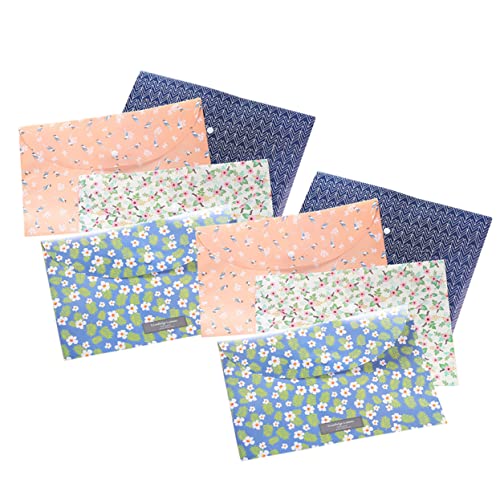 Angoily 8 Stück Dokumententasche Teilig mit Blumenmuster Ordner für Dokumente Briefe Schulunterlagen Leicht Strapazierfähig Material Zufällige Farben für Zuhause und Büro Angoily 8 Stück Dokumententasche Teilig mit Blumenmuster Ordner für Dokumente Briefe Schulunterlagen Leicht Strapazierfähig Material Zufällige Farben für Zuhause und Büro von Angoily