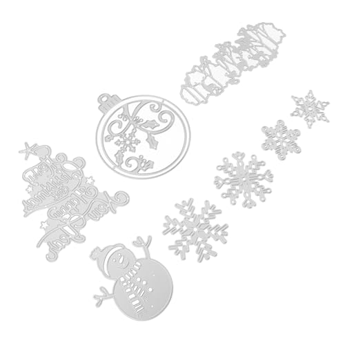 Angoily 8 Stück Geprägter Messerset Weihnachtsstanzungen Weihnachtsstanzen für die Kartenherstellung Weihnachten Metall Stanzformen weihnachtsstanzformen Kohlenstoffstahl Angoily 8 Stück Geprägter Messerset Weihnachtsstanzungen Weihnachtsstanzen für die Kartenherstellung Weihnachten Metall Stanzformen weihnachtsstanzformen Kohlenstoffstahl von Angoily